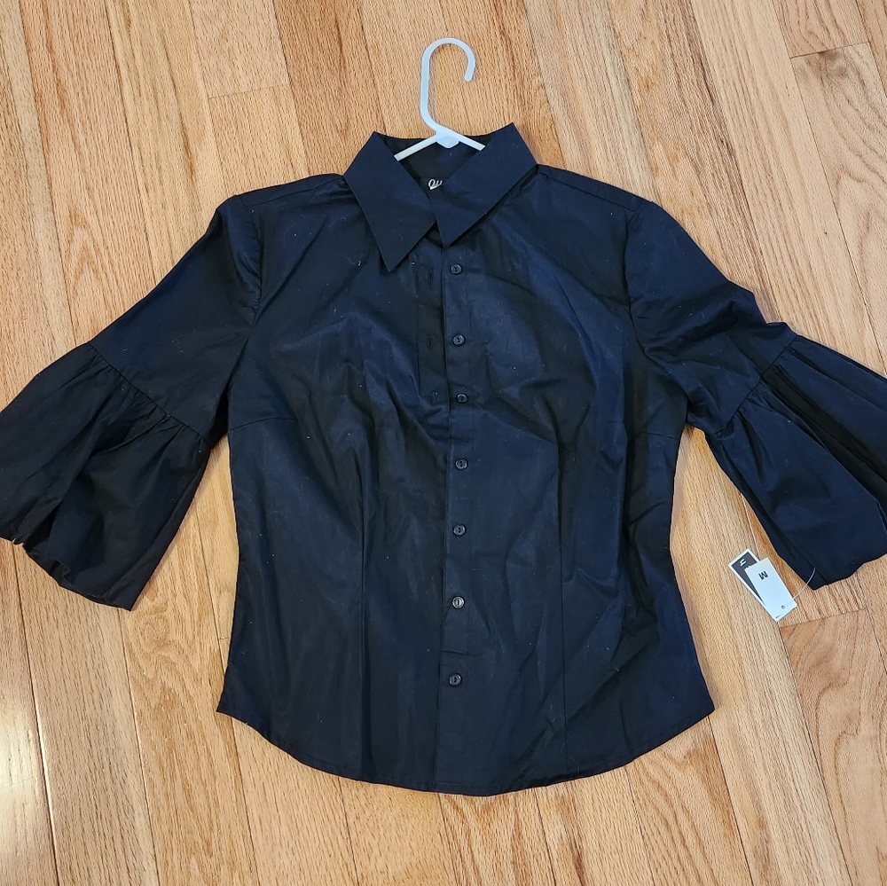 Black Button Down